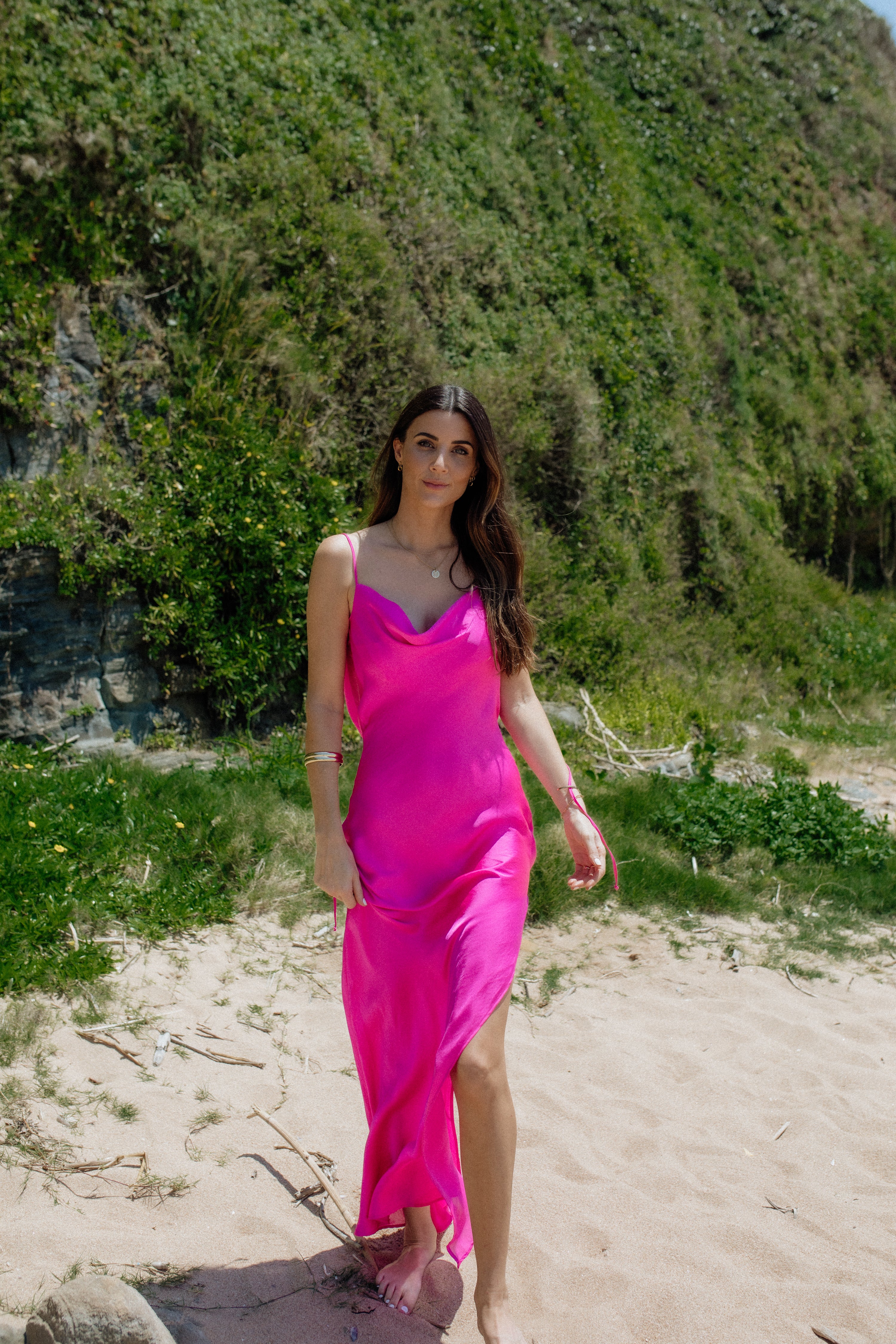 Chiara Dress Fuschia Pink LIMITED-EDITION