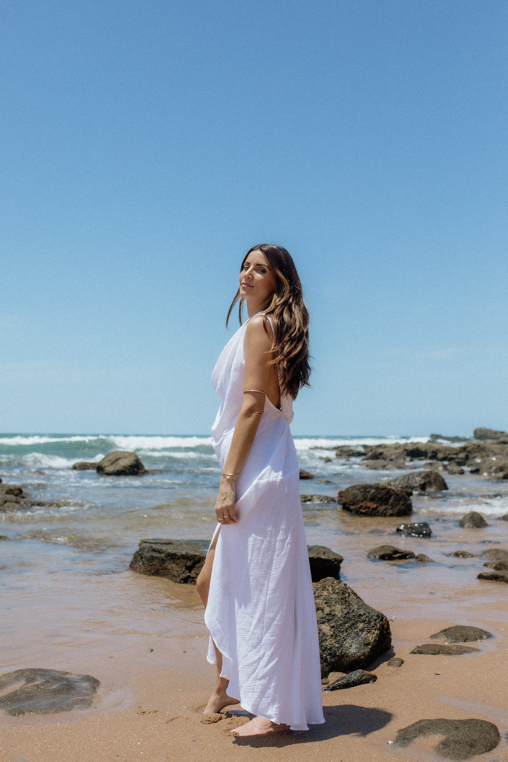 Brianna Dress white