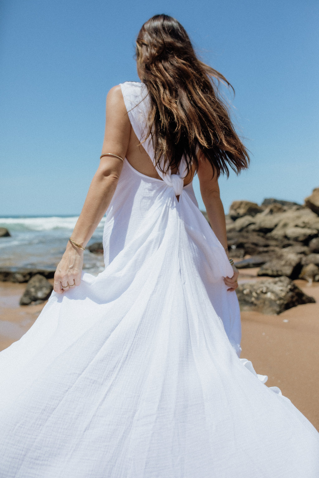 Brianna Dress white